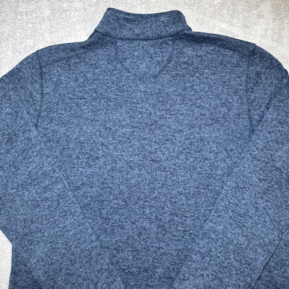 Woolrich Sweater Mens‎ XL Blue Quarter Snap Pullover Fleece Outdoor Warm Pocket